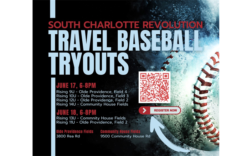 South Charlotte Revolution - Fall Baseball Tryouts 6/17 & 6/18